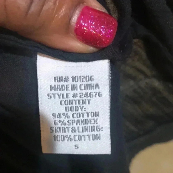 Soft Surroundings Boat Neck Short Sleeved Fit & Flare Cotton Maxi Dress-Small - Picture 11 of 12